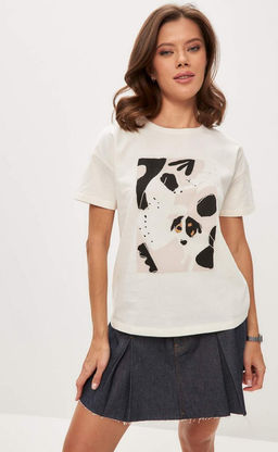 Футболка F412-06-804 milk - Fine joyce фото 9