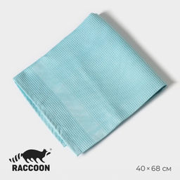 Салфетка для уборки большая Raccoon, 4068 см, цвет голубой  фото 5