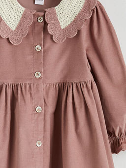 Bebe Yaka K?z ?ocuk Elbise