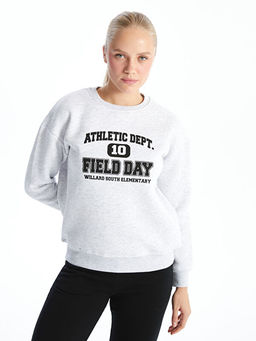 Bisiklet Yaka Kad?n Sweatshirt