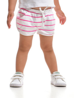 Шорты для девочки UD 0162 полоса