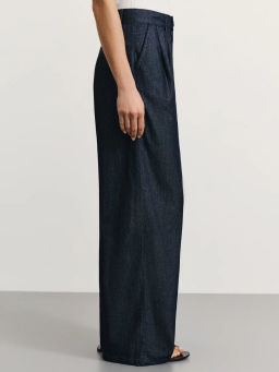 Джинсы wide leg с высокой посадкой / Zarina  фото 3