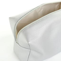 Косметичка женская на молнии, объёмная, серебристая - Simaland фото 3