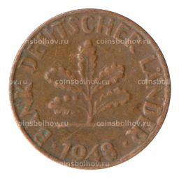 1 пфенниг 1948 года J Германия