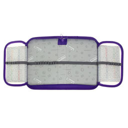 Пенал школьный, 1 секция, 13×21×4 см «Бабочки»