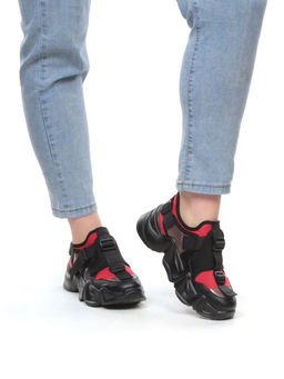 05-FDG103-3P BLACK Кроссовки женские (натуральная кожа, текстиль)