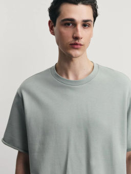 Футболка из плотного хлопка / Zarina фото 14