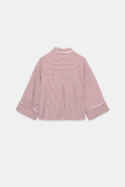 CAMISA RAYAS CON LINO / rayas - Zara фото 8