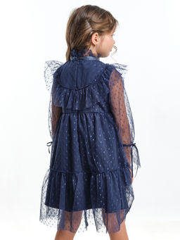 Платье для девочки нарядное детское праздничное	 UD 7360 синий - Mini maxi фото 10
