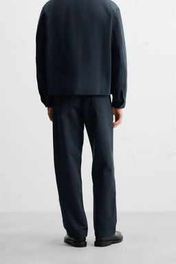 COTTON - LYOCELL TROUSERS - Zara фото 3