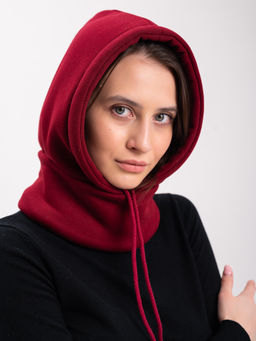 Капюшон трикотажный бордо Капюшон трикотажный бордо