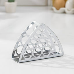 Салфетница Доляна Лотос, 1349 см, хромированная фото 2