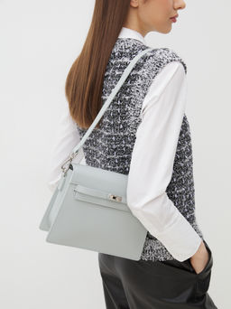 Женская сумка на плечо TENDANCE Артикул 4518075, светло-серый  фото 5