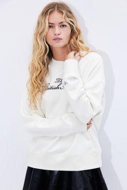 Sudadera oversize con estampado - H&m фото 2