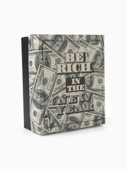 Набор подарочный мужской: носки 3 пары, термос, KAFTAN Be rich, размер 41-44 (27-29 см)