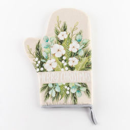 Варежка-прихватка Beautiful Сhristmas 20х28см, саржа, 100% хлопок, ватин 250г/м2 - Этель фото 3