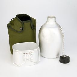 Фляга походная Adventure 1.3 л, серебристая, в чехле - Simaland фото 3