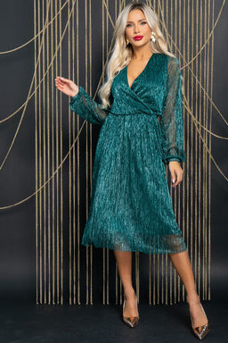 Платье Млечный путь (зеленое) П11534 - Lt collection фото 4