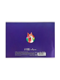 Цена за 5 шт. Альбом для рисования Calligrata А4, 20 листов, на скрепке, МИКС