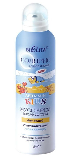 Солярис Мусс-крем после загара для детей, 150 мл