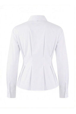 Beyaz Suni Deri Kemer Detayl? Pileli Gomlek TWOSS26GO00011