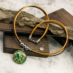 MAGIC FOREST Колье из муранского стекла LKY4627