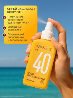 KRASSA СОЛНЦЕЗАЩИТА спрей 150мл SPF-40