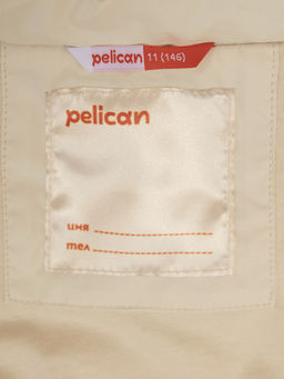 GZJM3352/1 Ветровка для девочек - Pelican фото 2