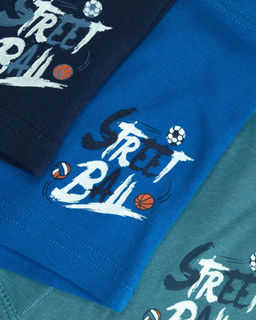 Трусы-боксеры для мальчика 12329 Чернильный* 80 Lets go