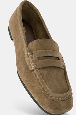 SPLIT SUEDE LOAFERS - Zara фото 6