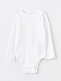 Bisiklet Yaka Basic Erkek Bebek ??t??tl? Bodysuit 2li
