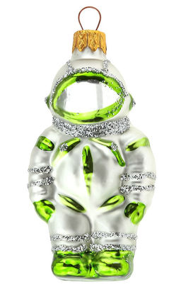 Елочное украшение Космонавт 11см б.уп. ЗЕЛЕНЫЙ