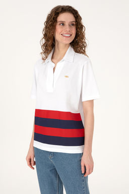 Kad_n Beyaz Ti__rt - U.s. polo assn фото 3