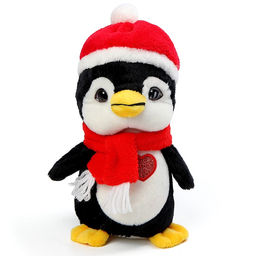 Мягкая игрушка Пингвин, в шапочке, 20 см, цвет чёрный - Simaland фото 5