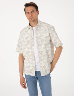 Haki Oversize K_sa Kollu G_mlek