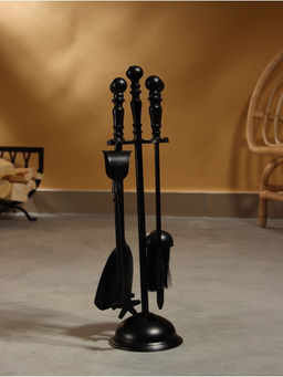 Каминный набор Дом сталь, 4 предмета, 11х11х46 см - Simaland фото 2