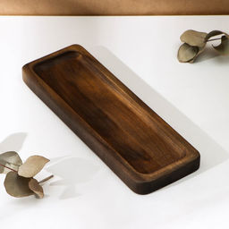 Лоток для столовых приборов Adelica, 23×8×1.8 см, дерево берёза