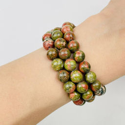 Бусины для украшений из Унакита (45 бусин)