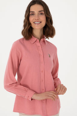 Kad_n Pembe Uzun Kollu Basic G_mlek Sepette S_rpriz _ndirim - U.s. polo assn фото 3