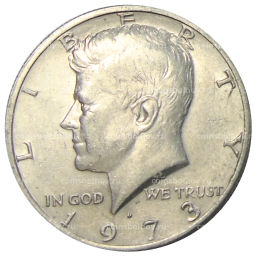 1/2 доллара (50 центов) 1973 года D США