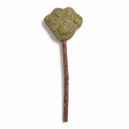 Игрушка для кошек из кошачьей мяты Лапа на палочке из мататаби, 13 см - Пижон фото 2