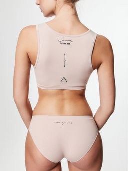 CONTE Трусы бикини с тату-рисунками TATTOO STYLE LB 1482 natural - Conte elegant фото 4