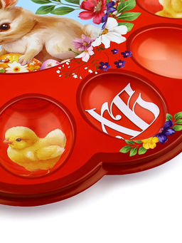 Подставка для яиц и кулича Кролик на пасху, 30?30 см