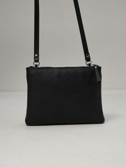 Сумка кожаная на плечо кросс-боди Deboro 31069 черный