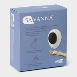 Диспенсер для жидкого мыла SAVANNA, сенсорный, 300 мл, белый фото 10