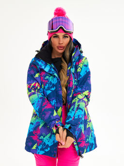 Женская горнолыжная сноубордическая куртка Alpha Endless Ultra Chaleur SNB 423/316_8 Разноцветный  фото 17