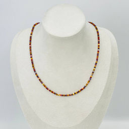 Колье из Яшмы "Мукаит"