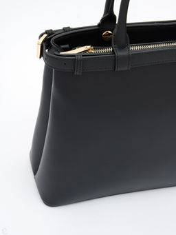 Сумка женская кожаная 3167PE black Polina&Eiterou  в Новосибирске