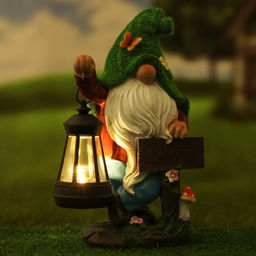 Садовый фонарь Гном Welcome 9х15х25см - Take it easy фото 2