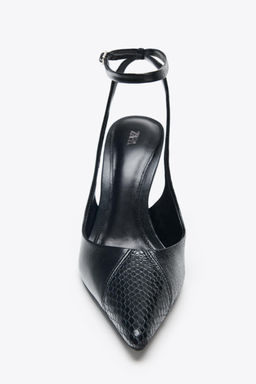 LEATHER HIGH-HEEL SHOES - Zara фото 11